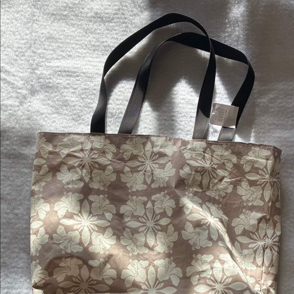 Tropical Floral Patterned Tote Bag